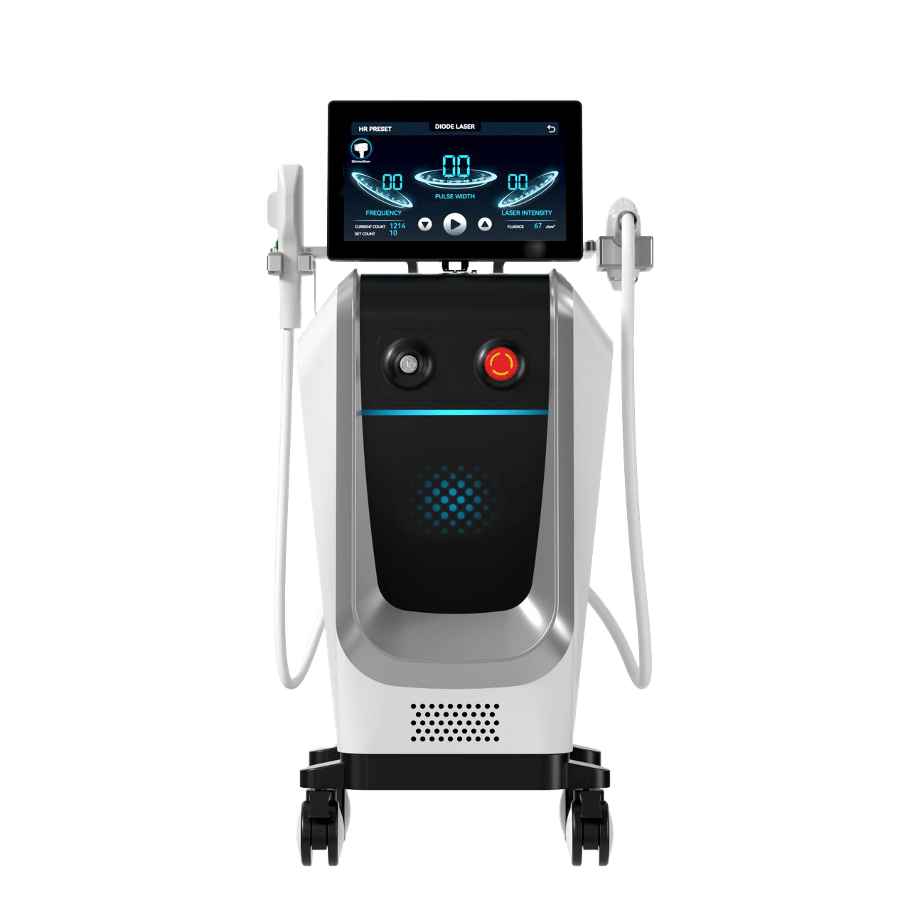 Appareil G-NIUS II de LSWS combinant IPL SHR et diode laser, utilisé pour une épilation définitive efficace sur tous les phototypes de peau.